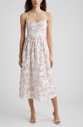 sleeveless brocade midi dress chelsea28 Chelsea28 Sleeveless Brocade Midi Dress In Hunter Green - 40% Off