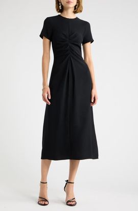 Chelsea28 Chelsea28 Ruched Front Midi Dress