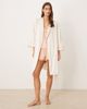 Chelsea Peers Chelsea Peers Bridal satin robe with lace trim in white - 2