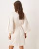 Chelsea Peers Chelsea Peers Bridal satin robe with lace trim in white - 3