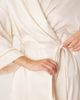 Chelsea Peers Chelsea Peers Bridal satin robe with lace trim in white - 4