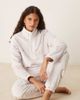 Chelsea Peers Chelsea Peers fleece lounge set in tonal star print-Neutral - 1
