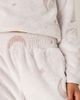 Chelsea Peers Chelsea Peers fleece lounge set in tonal star print-Neutral - 4