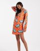 Chelsea Peers Chelsea Peers Maternity exotic bird print oversized nightshirt in multi - 1
