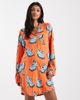Chelsea Peers Chelsea Peers Maternity exotic bird print oversized nightshirt in multi - 2