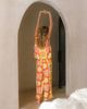 Chelsea Peers Chelsea Peers tropical grid print cheesecloth cami top and long pants sleepwear set in multi - 2