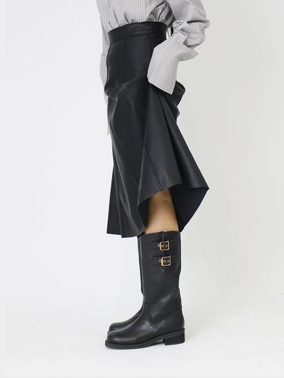 CHERTOI SEOUL Noton Biker Boots Black
