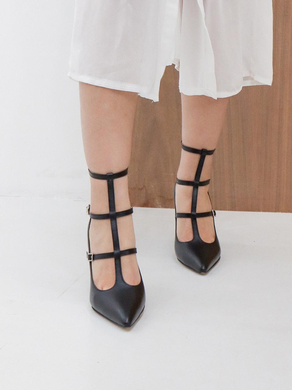 CHERTOI SEOUL Triple Strap Pumps