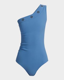 Chiara Boni La Petite Robe Aderi One-Shoulder One-Piece Swimsuit