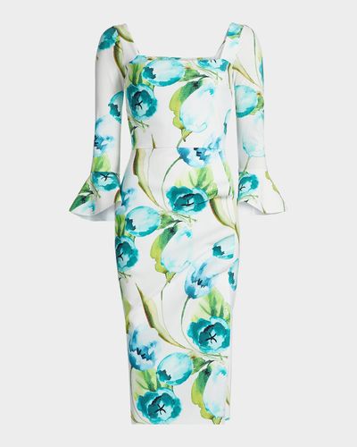 Chiara Boni La Petite Robe Astra Floral Cocktail Dress
