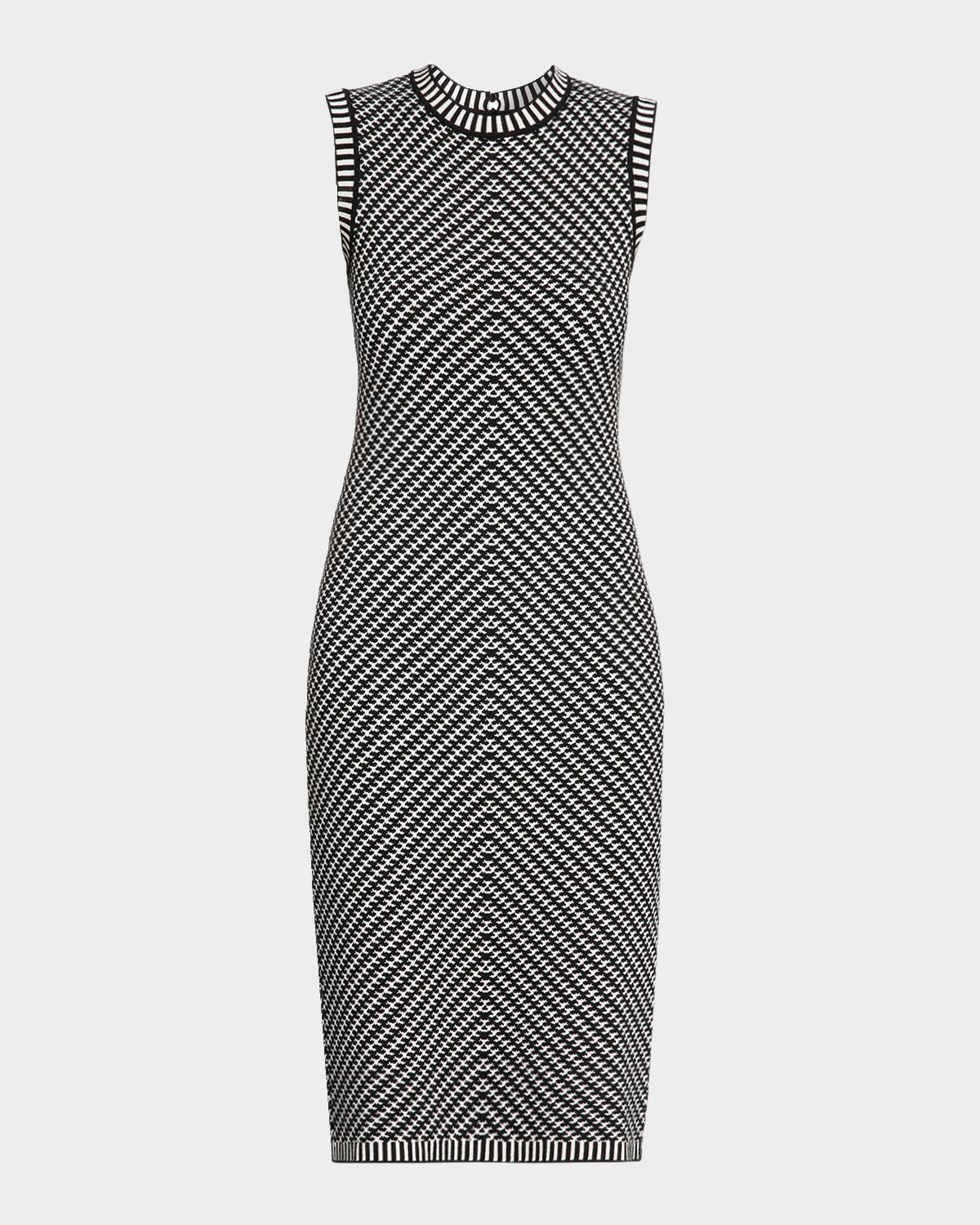 Chiara Boni La Petite Robe Avian Printed Sheath Midi Dress