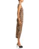 Chiara Boni La Petite Robe Chiara Boni La Petite Robe Asymmetrical Drape Leopard Print Midi Dress - 5