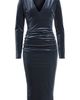 Chiara Boni La Petite Robe Chiara Boni La Petite Robe Dehua Velvet Dress - 5