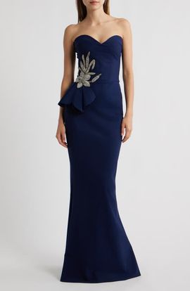Chiara Boni La Petite Robe Chiara Boni La Petite Robe Grenawa Strapless Mermaid Gown