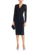 Chiara Boni La Petite Robe Chiara Boni La Petite Robe Maode Lace Bodice V Neck Dress - 3