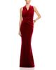 Chiara Boni La Petite Robe Chiara Boni La Petite Robe Medey Gathered Velvet Gown - 1