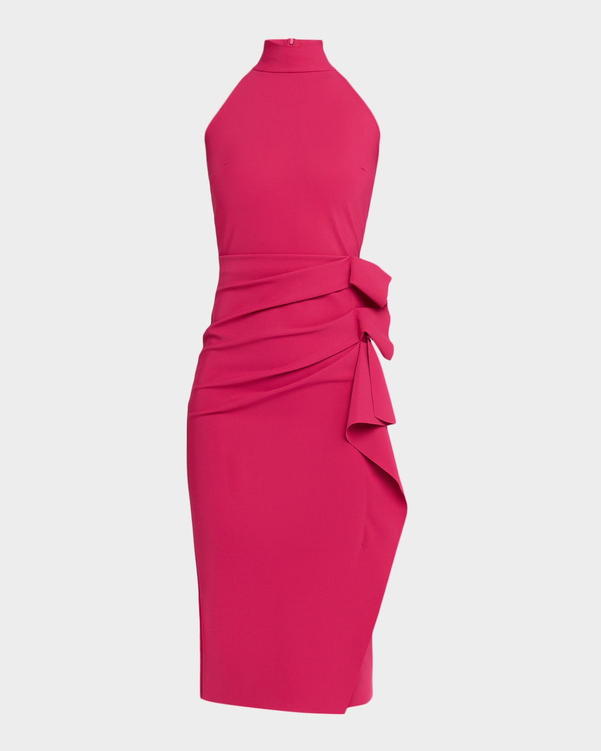 Chiara Boni La Petite Robe Halter Ruffle Midi Dress