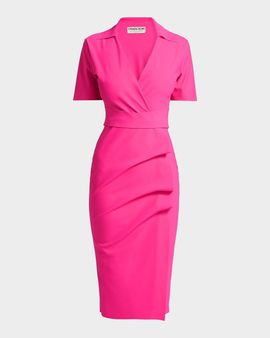 Chiara Boni La Petite Robe Ittig Ruffle Cocktail Dress