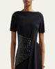 Chiara Boni La Petite Robe Sedva Sequin-Embellished Sheath Midi Dress - 3