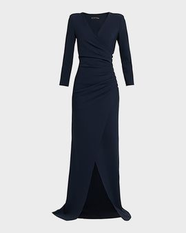 Chiara Boni La Petite Robe Wiesa Faux Pearl-Embellished Column Gown
