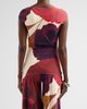 Chiara Boni La Petite Robe Women's Aasha Floral Asymmetric Top - 3