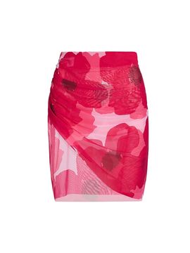 Chiara Boni La Petite Robe Women's Acero Illusion Print Sarong
