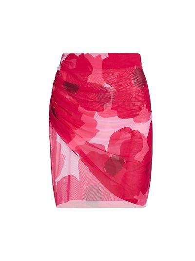 Chiara Boni La Petite Robe Women's Acero Illusion Print Sarong