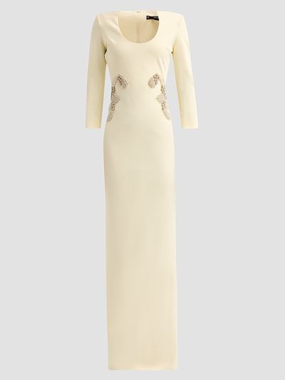 Chiara Boni La Petite Robe Women's Addie Embellished-Side Column Gown
