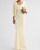 Chiara Boni La Petite Robe Women's Addie Embellished-Side Column Gown - 2