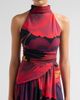 Chiara Boni La Petite Robe Women's Ankita Floral Draped Mock-Turtleneck Maxi Dress - 5