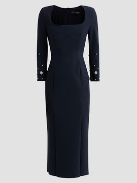 Chiara Boni La Petite Robe Women's Aquari Embellished Midi Dress