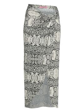 Chiara Boni La Petite Robe Women's Aza Snakeskin-Print Pareo