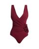 Chiara Boni La Petite Robe Women's Basia Sequin-Embellished Rosette One-Piece Swimsuit - 7