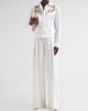 Chiara Boni La Petite Robe Women's Danae Embroidered Cotton-Blend Shirt - 2