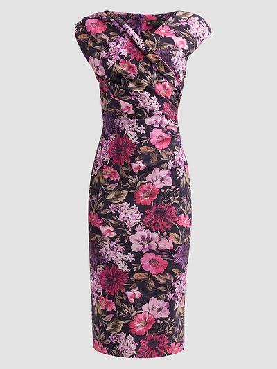Chiara Boni La Petite Robe Women's Dids Floral Jersey Midi Dress