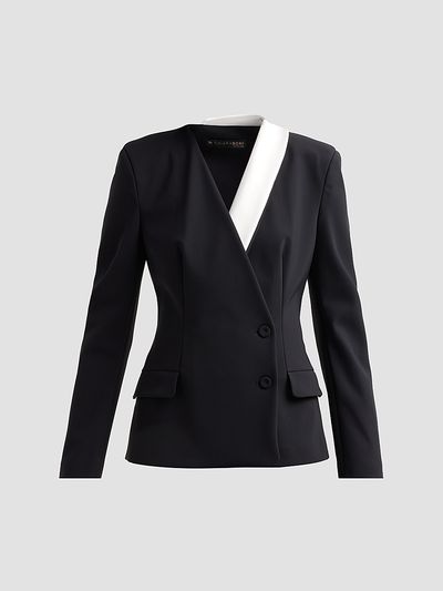 Chiara Boni La Petite Robe Women's Edris Two-Tone Blazer