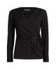 Chiara Boni La Petite Robe Women's Eliman Rosette-Detailed Wrap-Style Top - 8