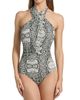 Chiara Boni La Petite Robe Women's Eriya Snakeskin-Print One-Piece Swimsuit - 3
