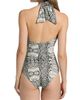 Chiara Boni La Petite Robe Women's Eriya Snakeskin-Print One-Piece Swimsuit - 4