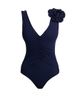 Chiara Boni La Petite Robe Women's Feba Sequin-Embellished Rosette One-Piece Swimsuit - 1