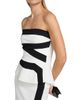 Chiara Boni La Petite Robe Women's Gabry Striped Strapless Top - 7