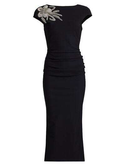 chiara boni la petite robe satin sash sheath dress Chiara Boni La Petite Robe Satin Sash Sheath Dress