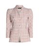 Chiara Boni La Petite Robe Women's Hisako Tweed-Print Stretch-Jersey Blazer - 1
