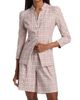 Chiara Boni La Petite Robe Women's Hisako Tweed-Print Stretch-Jersey Blazer - 3
