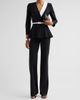 Chiara Boni La Petite Robe Women's Hollis Mix Media Peplum Jumpsuit - 2