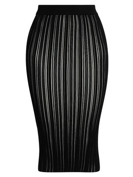 Chiara Boni La Petite Robe Women's Kalika Rib-Knit Midi-Skirt