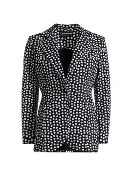 Chiara Boni La Petite Robe Women's Lua Polka Dot Single-Breasted Blazer