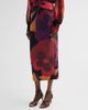 Chiara Boni La Petite Robe Women's Luminette Floral Midi Skirt - 4
