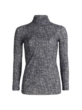 Chiara Boni La Petite Robe Women's Lupis Print Turtleneck Sweater