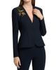 Chiara Boni La Petite Robe Women's Momby Embellished Collarless Blazer - 3